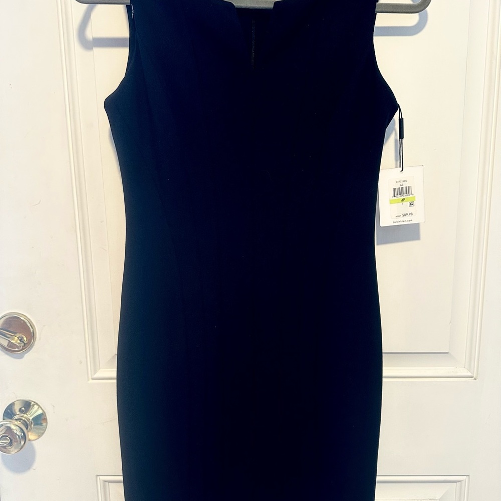 Calvin Klein Classic Black Strapless Dress
